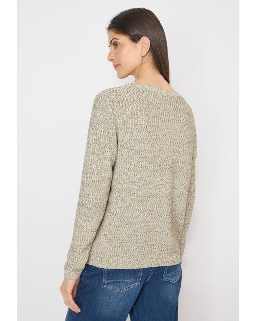 Cecil Gray Pullover Space-Dye
