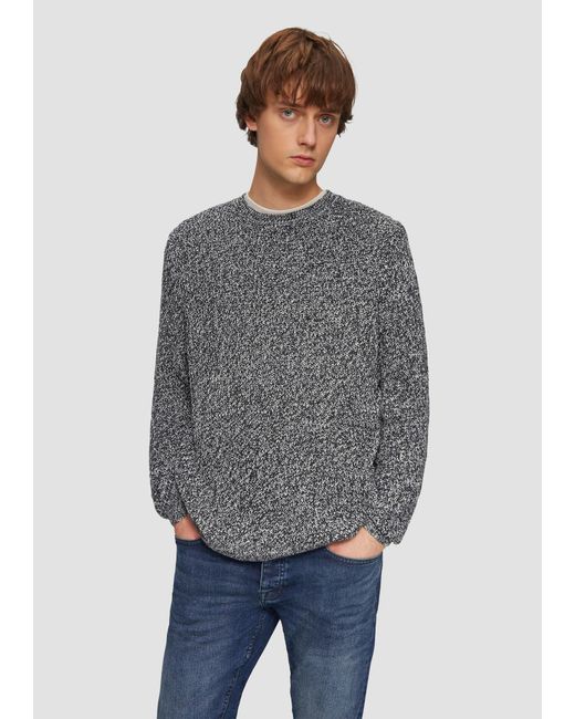QS Pullover in Gray für Herren