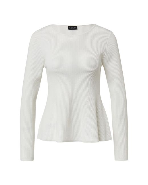 S.oliver White Oliver Label Pullover