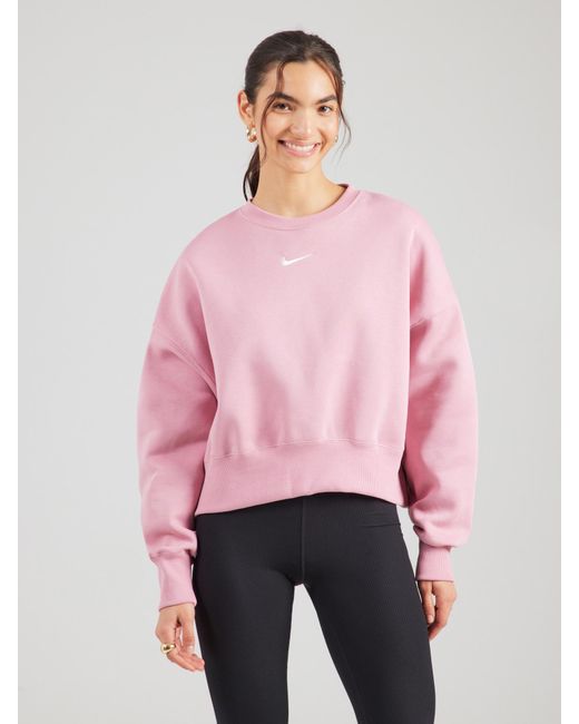 Nike Pink Sweatshirt 'Phoenix Fleece'