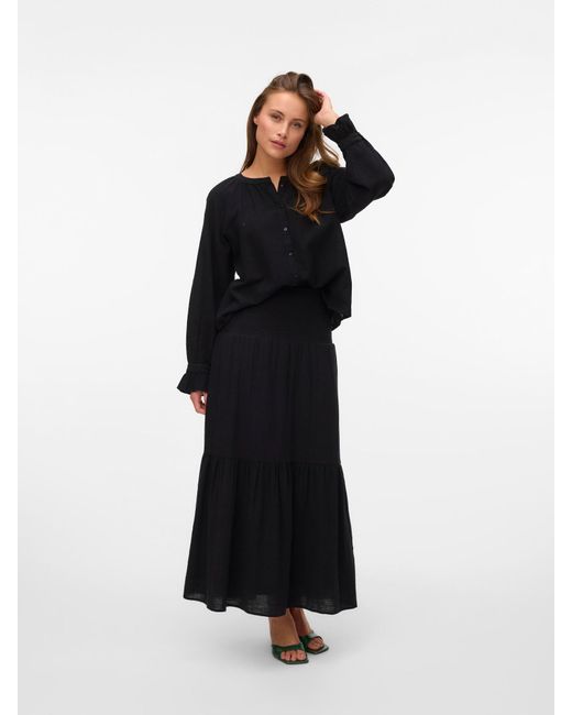Vero Moda Black Bluse 'Vmpernilla