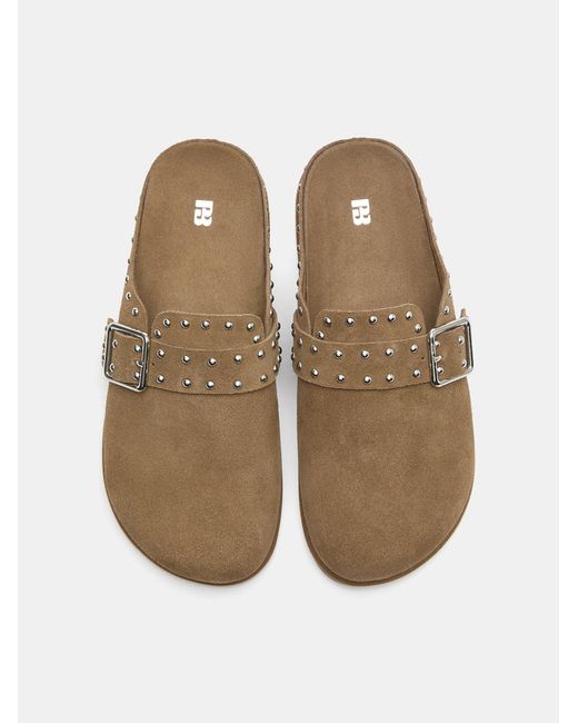 Pull&Bear Brown Pantolette