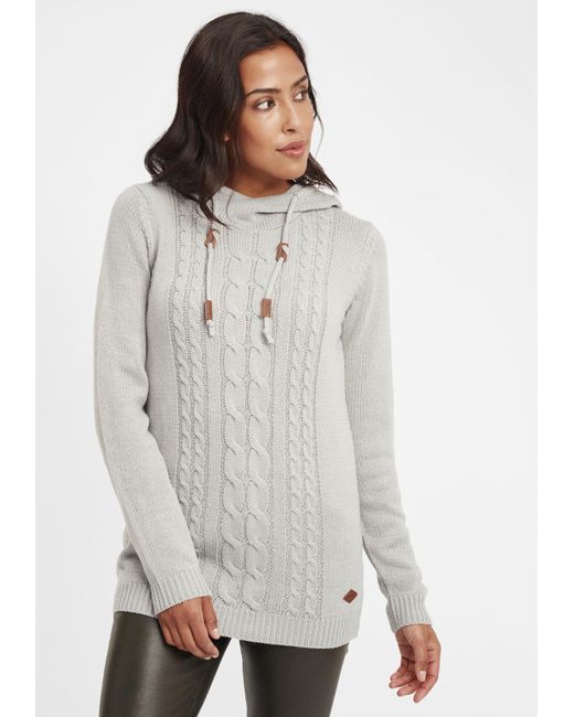 Oxmo Gray Pullover Cable