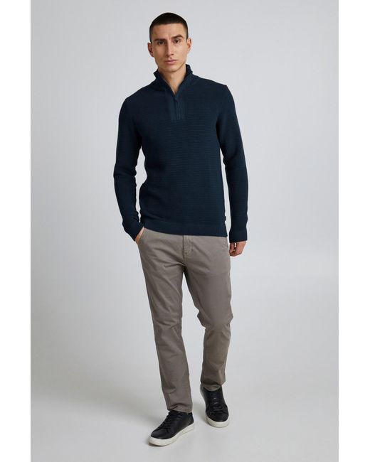 Solid Pullover Nick in Blue für Herren