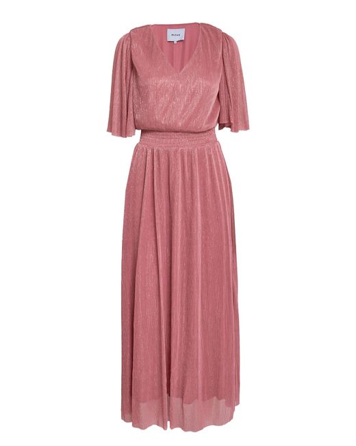 Minus Pink Kleid Msmavena V-Neck Maxi Dress