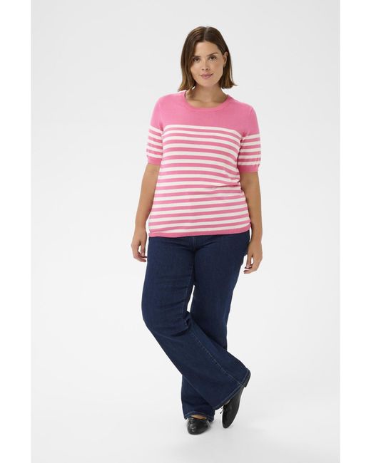 Kaffe Pink Pullover Clizzy