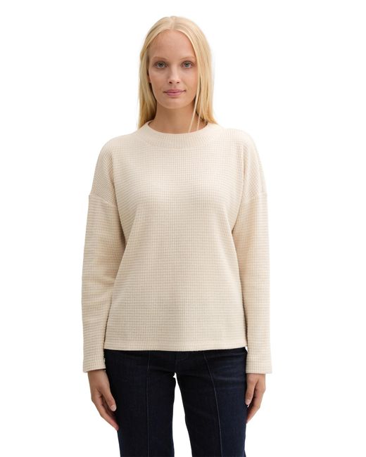 Tom Tailor White Pullover
