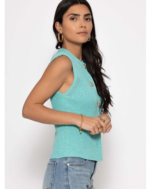 SassyClassy Green Strickweste