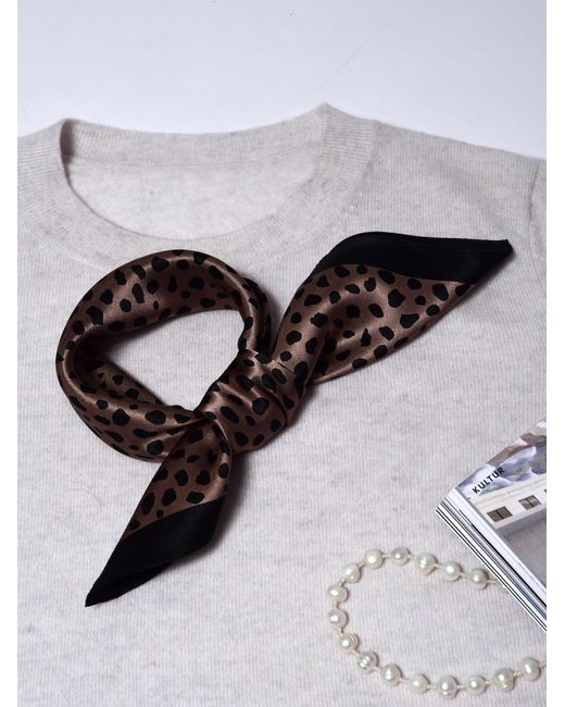 MayTree Brown Schal Leopard