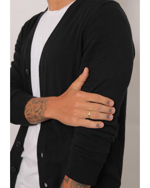 Kuzzoi Ring in Metallic für Herren