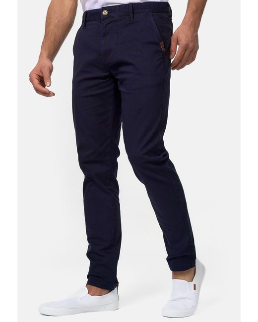INDICODE Hose Cherry in Blue für Herren