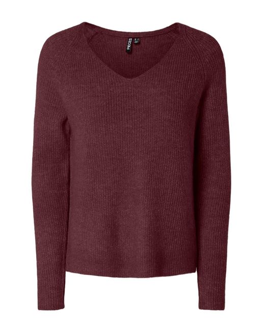 Pieces Purple Pullover Pcellen