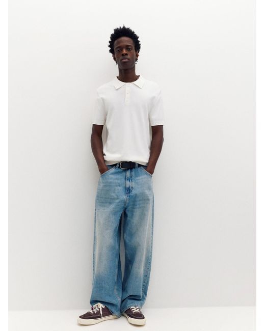 Pull&Bear Pullover in White für Herren