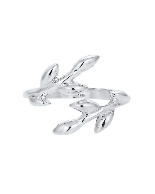 Elli Jewelry Metallic Ring Blatt