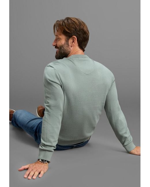Delmao Pullover in Green für Herren