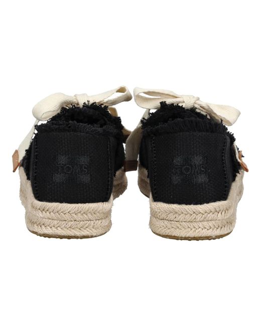 TOMS Black Espadrilles