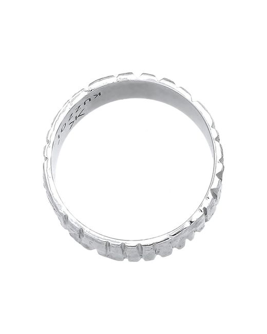 Kuzzoi Ring in Metallic für Herren