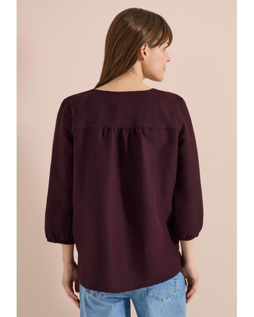 Cecil Purple Bluse