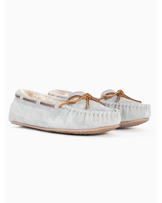 Minnetonka White Mokassin 'Cally'