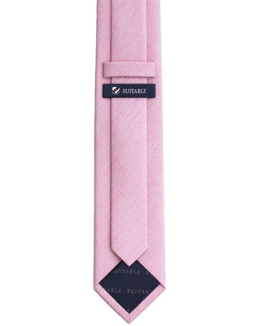 Suitable Krawatte in Pink für Herren