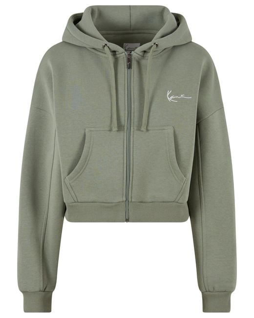 Karlkani Green Sweatjacke 'Essential'