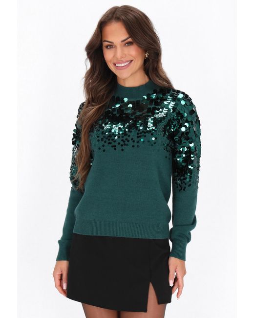 faina Green Pullover