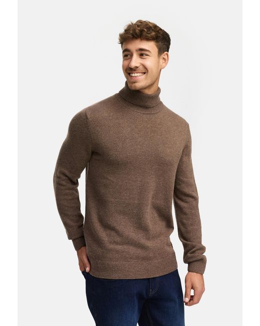 INDICODE Pullover Inmargous in Brown für Herren
