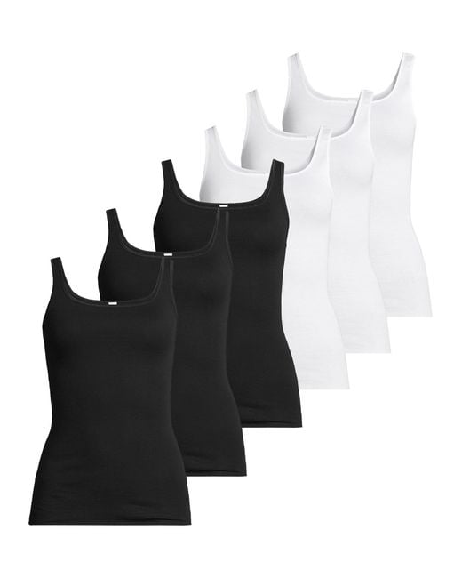 NINA VON C Black Unterhemd Fine Cotton