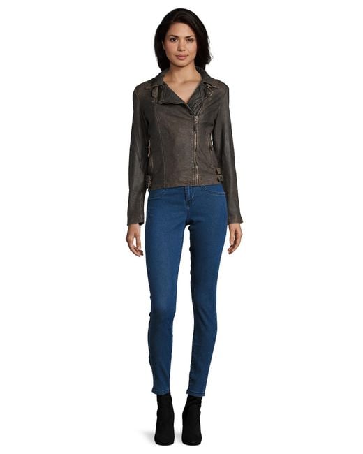 7eleven Black Lederjacke Lamiza