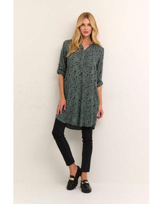 Kaffe Green Kleid 'Kamarana'