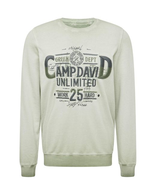 Camp David Sweatshirt in Gray für Herren