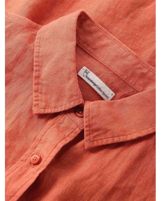 Knowledge Cotton Orange Bluse Aster