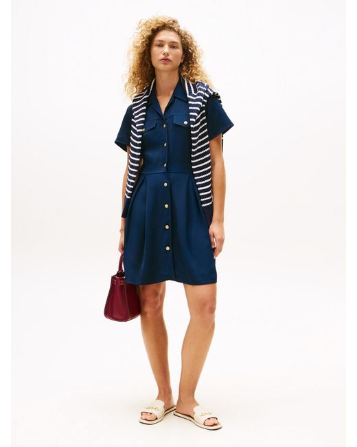 Tommy Hilfiger Blue Kleid