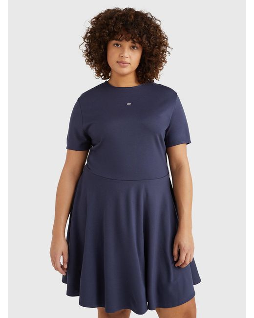 Tommy Hilfiger Tommy jeans curve dress in Blau | Lyst AT