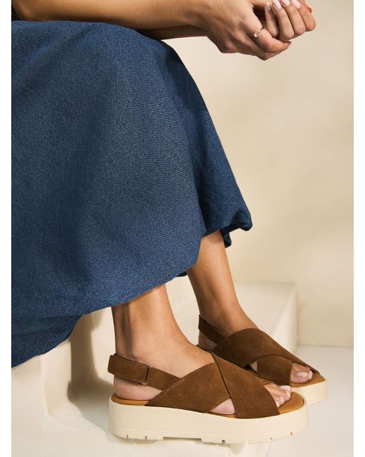 Next Brown Sandale
