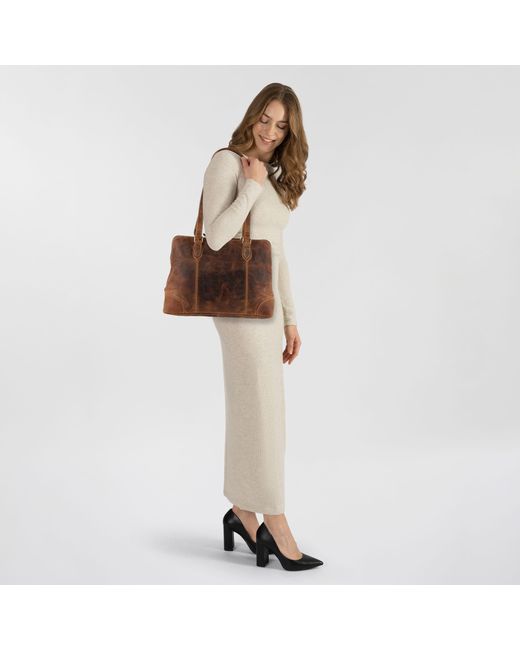 Greenburry Brown Shopper