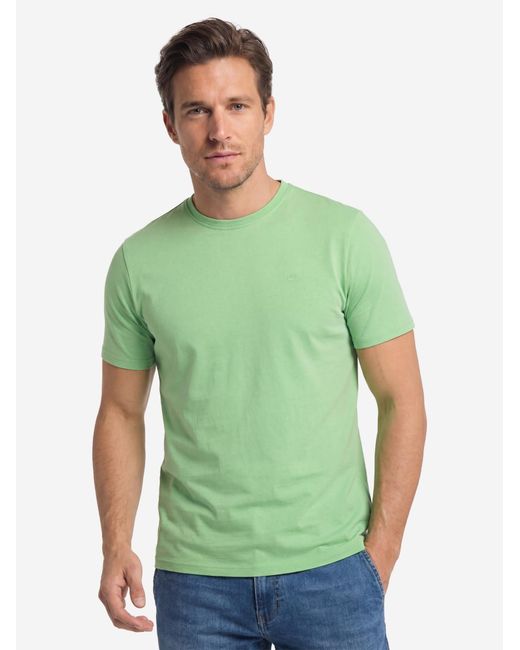 Redmond Shirt Basic in Green für Herren