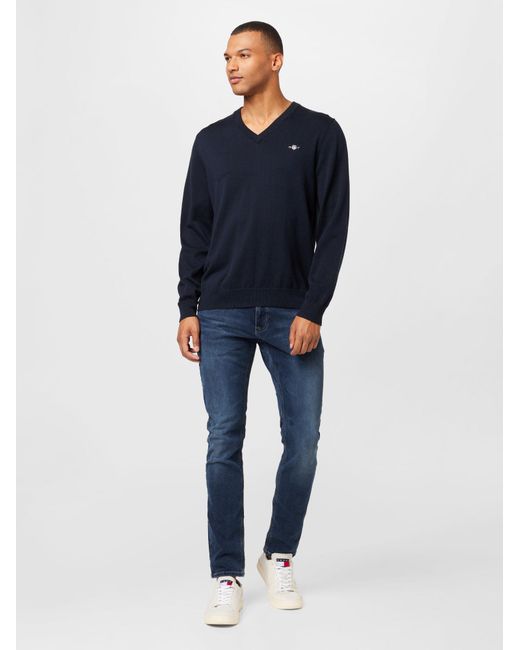 Gant Pullover 'classic' in Blue für Herren