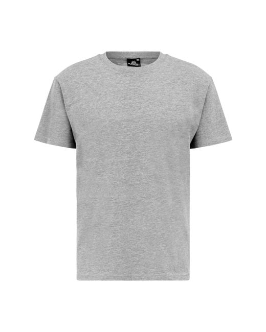 Oldskull T-Shirt Plain Basic in Gray für Herren