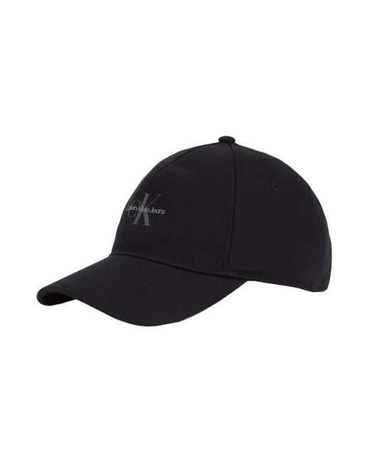 Calvin Klein Black Cap Ck Monogram Baseball
