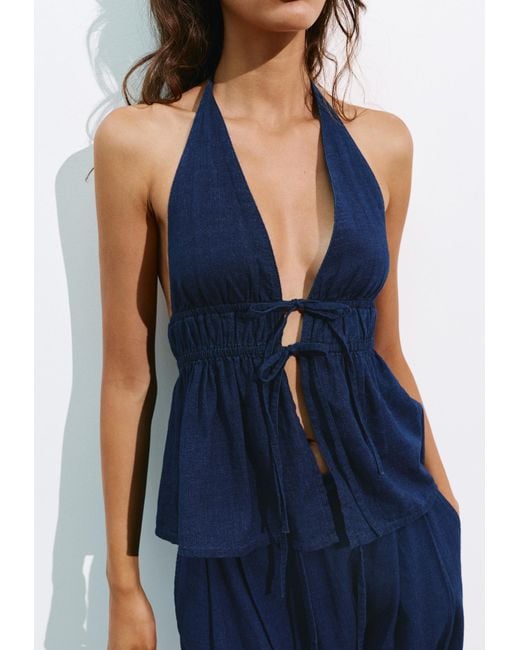 Pull&Bear Blue Top