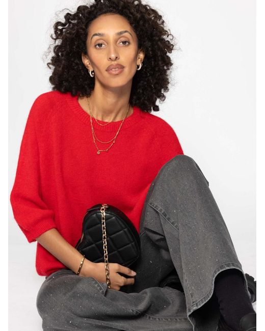 SassyClassy Red Pullover