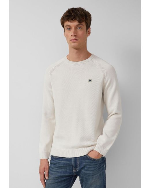 S.oliver Pullover in White für Herren