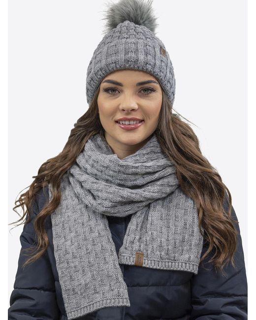 Vivience Gray Mütze 7015 Set