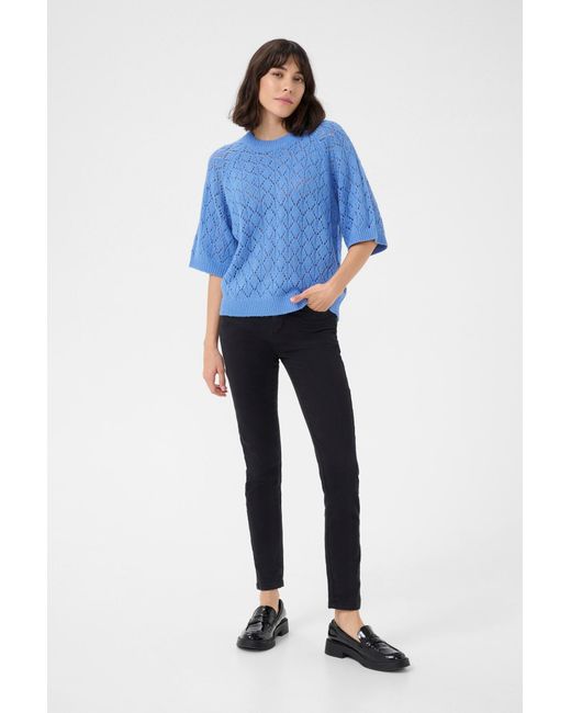 Kaffe Blue Pullover Kanika