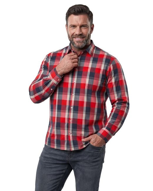 Men Plus Hemd in Red für Herren