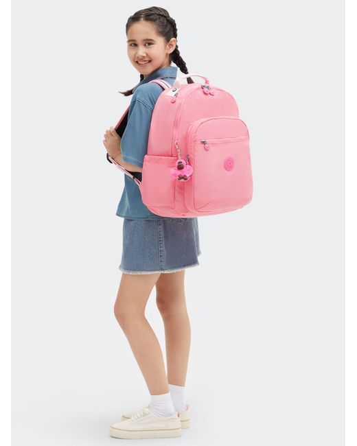 Kipling Pink Rucksack Seoul