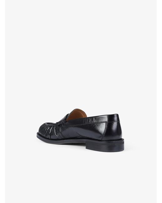 GISÉL MOIRÉ Black Halbschuhe