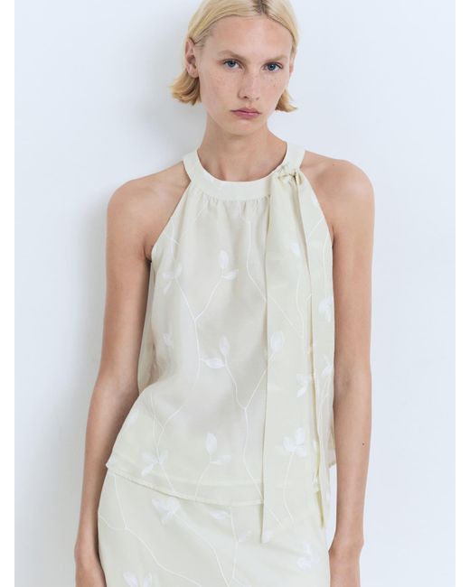 Mango White Top Tania