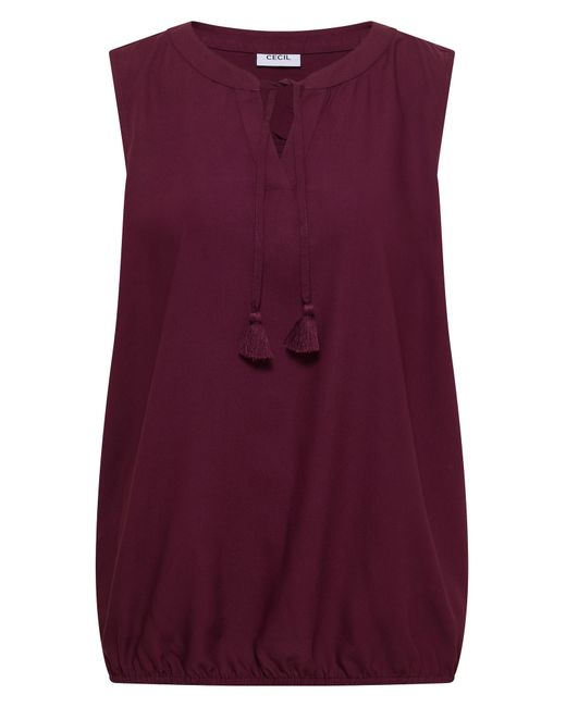 Cecil Purple Bluse